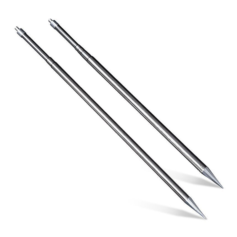 Portable Stainless Steel Telescopic Stand with Gooseneck – 30.5cm Folded, 95.5cm Extended, 1/4" Screw Mount (Set of 4)