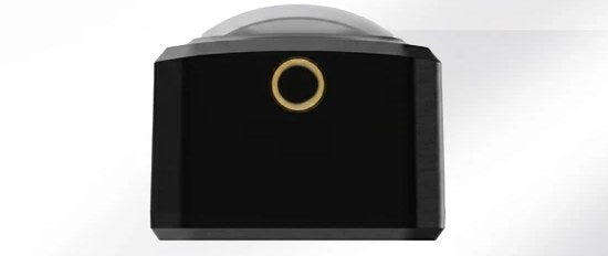 Brass 1/4-inch thread on the bottom of the sensor