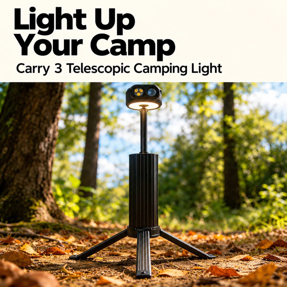 Carry 3 — Telescopic Camping Light - camperig