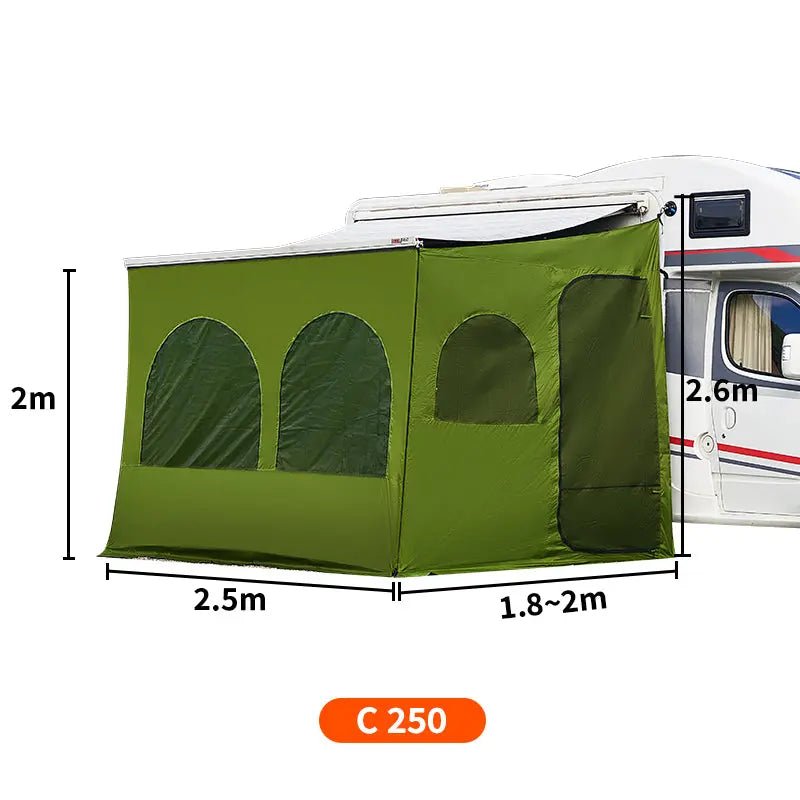 RV awning screen room Motorhomes Privacy Rooms for Thule & Fiamma awning camper van awning room F45S - camperig