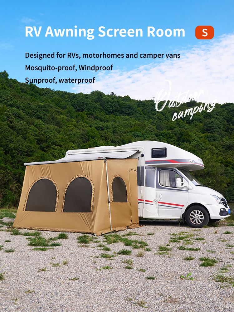RV Awning Tent Room Privacy room for Camper Van, Screen Room, Privacy Room, suitable for Fiamma, Thule awning