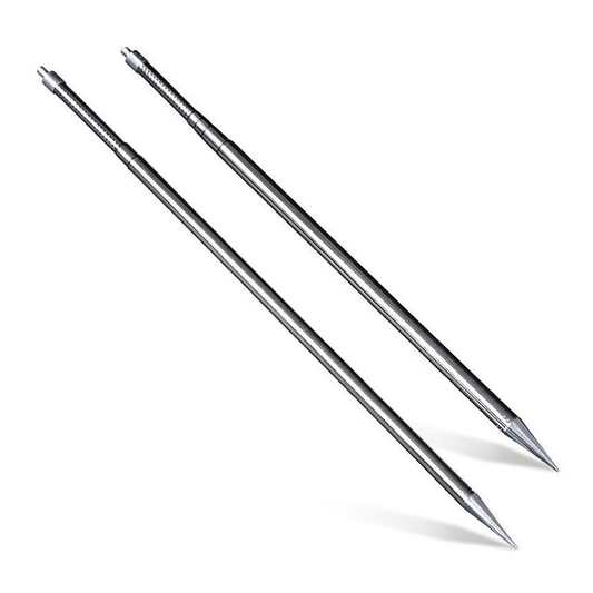 Portable Stainless Steel Telescopic Stand with Gooseneck – 30.5cm Folded, 95.5cm Extended, 1/4" Screw Mount (Set of 4)