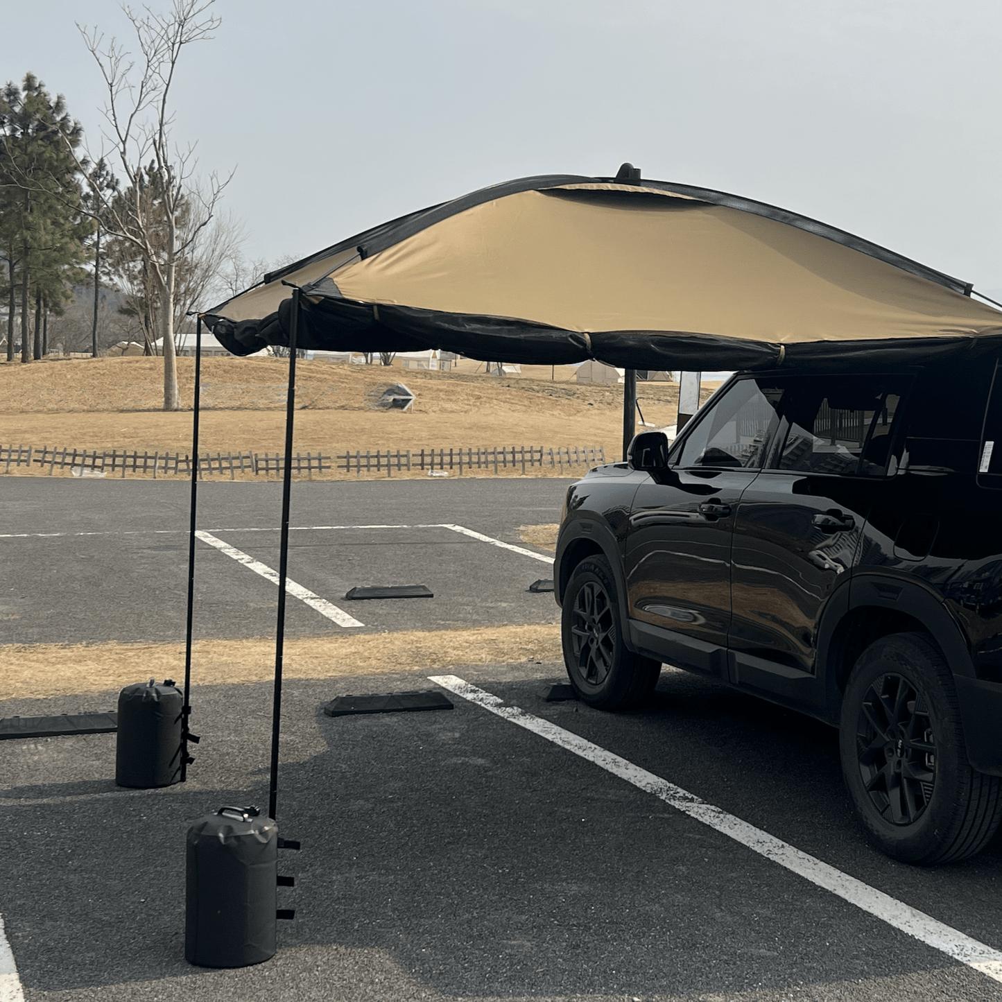 2 Pack 20L Water Weight Bags, Portable Fillable Anchor Bags for Canopy, Tent, Awning, Gazebo and Outdoor Shelter, Heavy Duty Leak - Resistant Water Counterweights - camperig