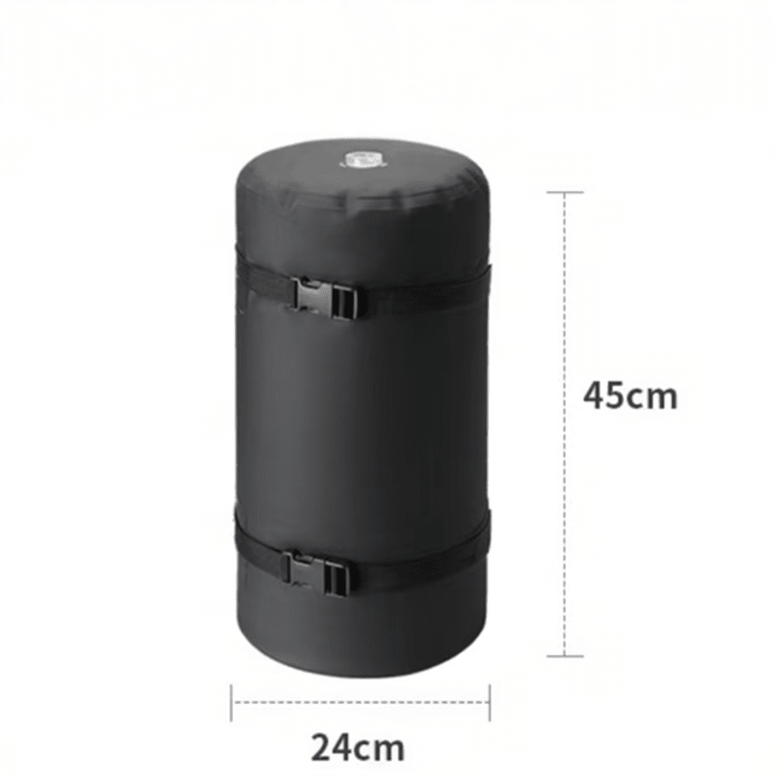 2 Pack 20L Water Weight Bags, Portable Fillable Anchor Bags for Canopy, Tent, Awning, Gazebo and Outdoor Shelter, Heavy Duty Leak - Resistant Water Counterweights - camperig