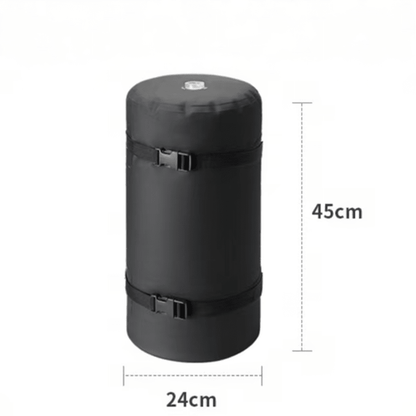 2 Pack 20L Water Weight Bags, Portable Fillable Anchor Bags for Canopy, Tent, Awning, Gazebo and Outdoor Shelter, Heavy Duty Leak - Resistant Water Counterweights - camperig