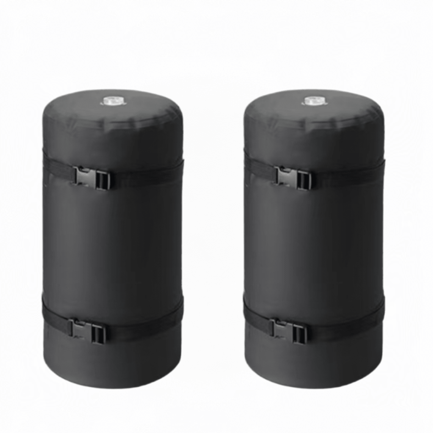 2 Pack 20L Water Weight Bags, Portable Fillable Anchor Bags for Canopy, Tent, Awning, Gazebo and Outdoor Shelter, Heavy Duty Leak - Resistant Water Counterweights - camperig