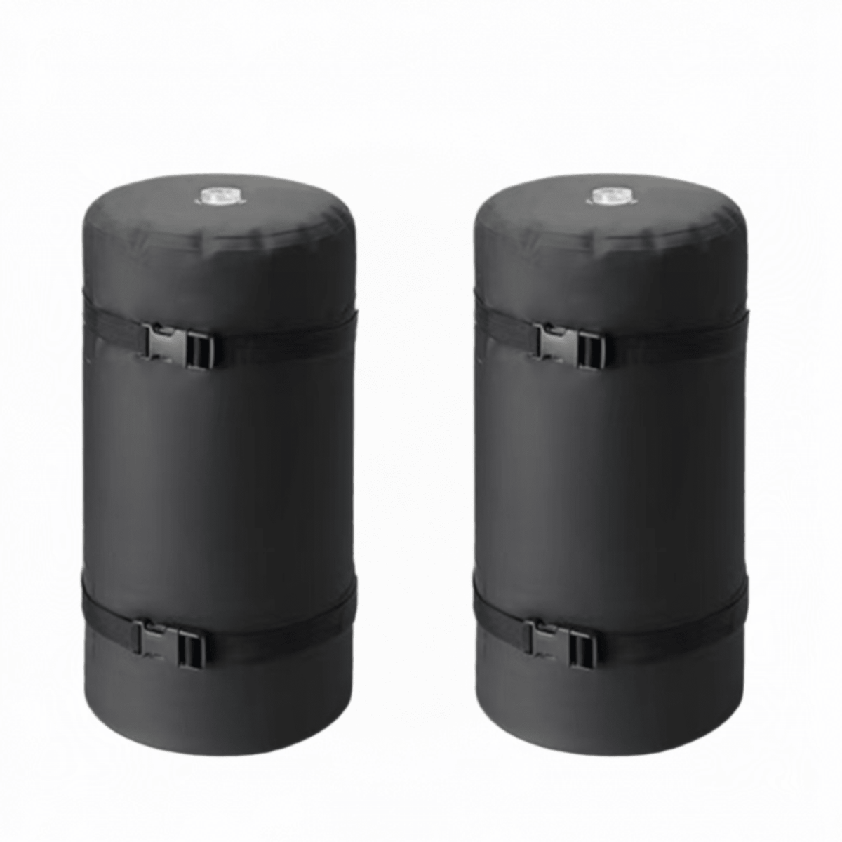 2 Pack 20L Water Weight Bags, Portable Fillable Anchor Bags for Canopy, Tent, Awning, Gazebo and Outdoor Shelter, Heavy Duty Leak - Resistant Water Counterweights - camperig