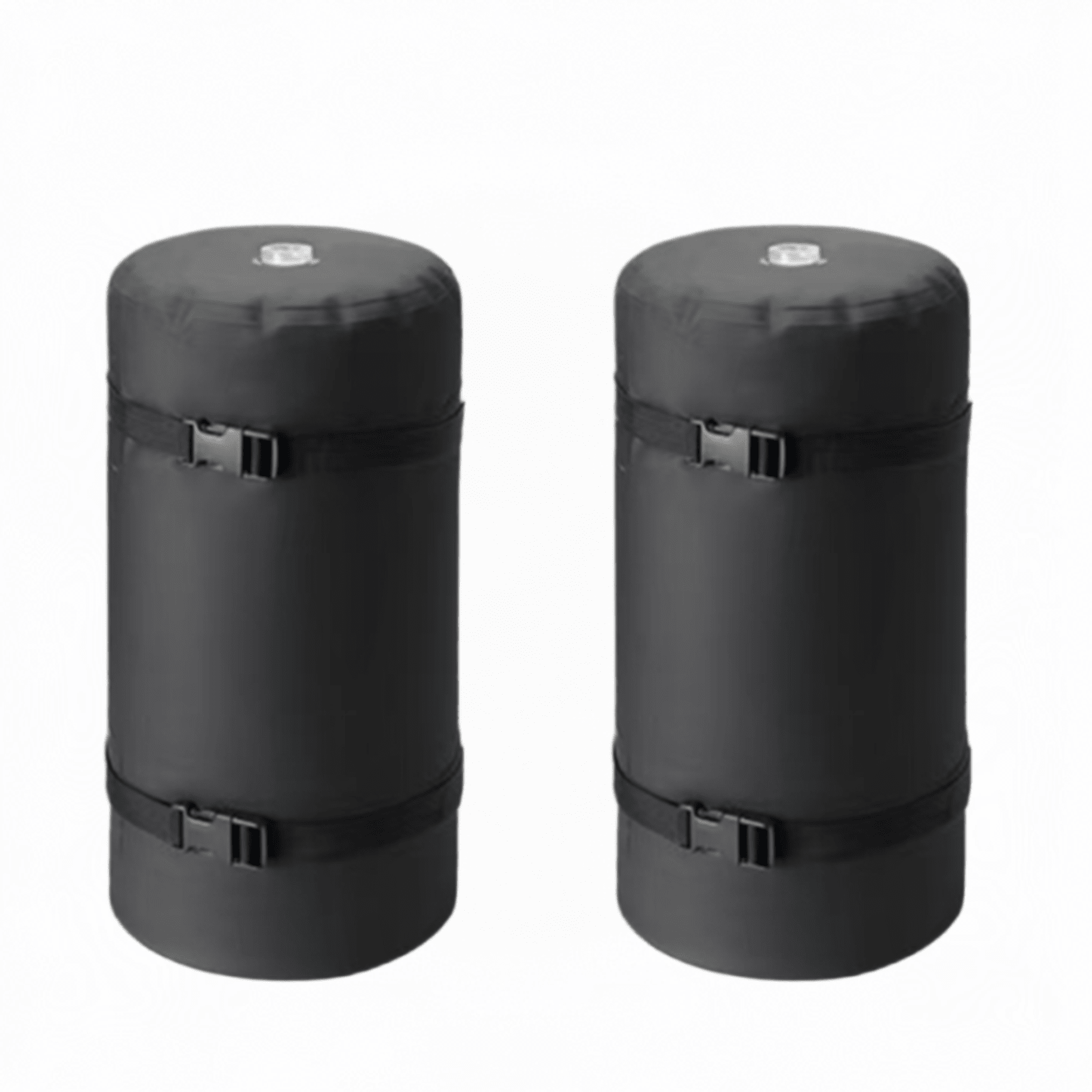 2 Pack 20L Water Weight Bags, Portable Fillable Anchor Bags for Canopy, Tent, Awning, Gazebo and Outdoor Shelter, Heavy Duty Leak - Resistant Water Counterweights - camperig