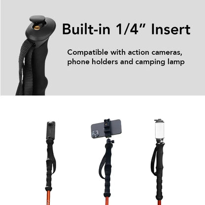 The first Trekking Pole that’s also a Selfie Stick & Monopod & Tripod - camperig