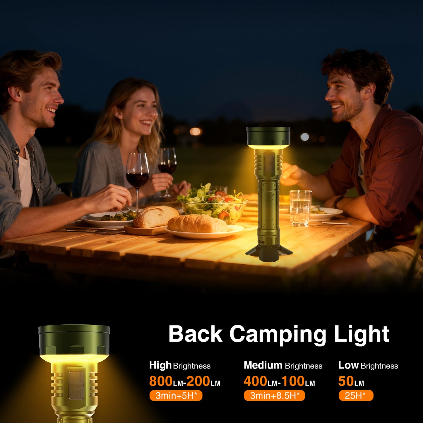 AF3: The Versatile Camping Flashlight Built for All Terrain