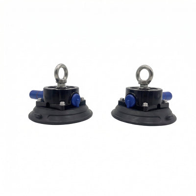 4.5" Suction Cup Anchor Point (Pair) for Tent Hanging - camperig