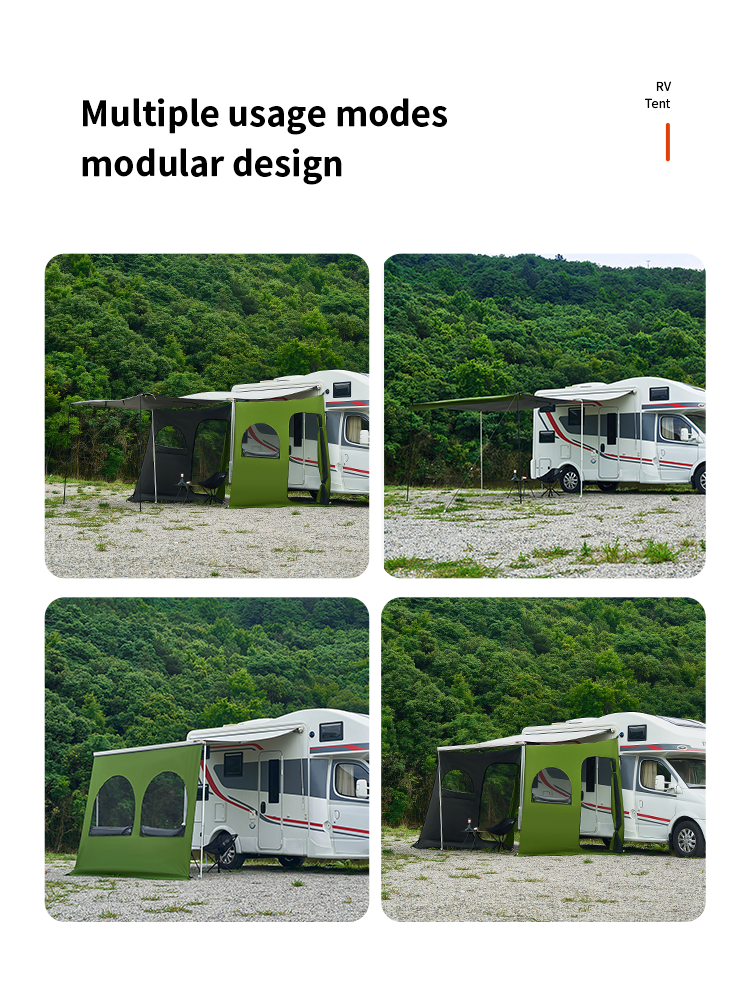 RV awning screen room Motorhomes Privacy Rooms  for Thule & Fiamma awning camper van awning room F45S