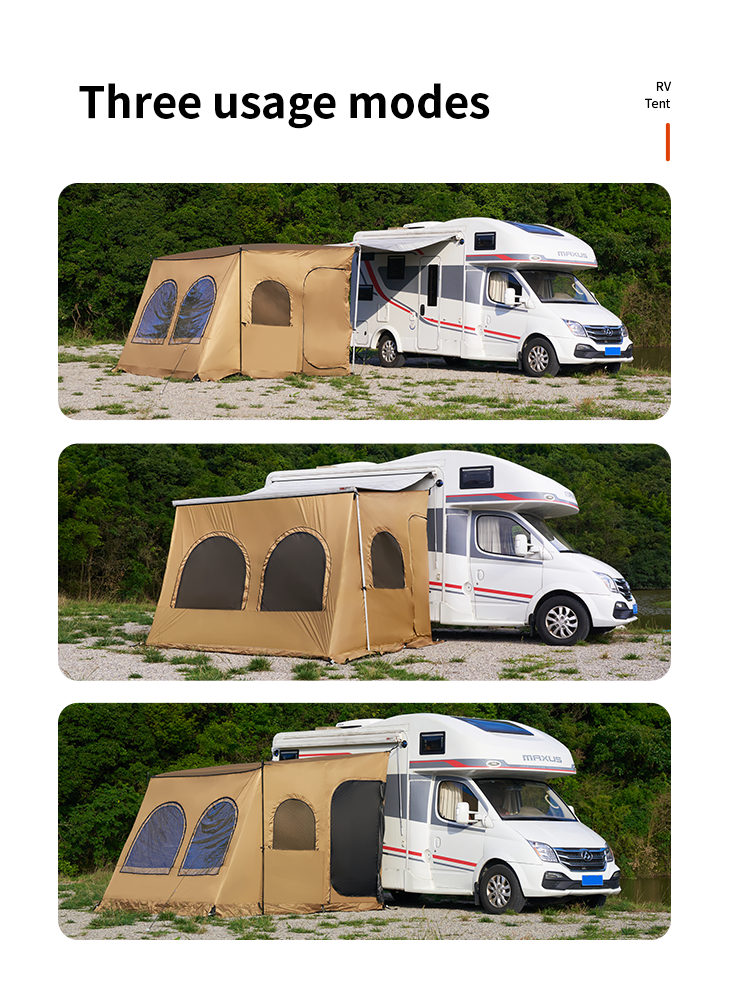 RV Awning Tent Room Privacy room for Camper Van, Screen Room, Privacy Room, suitable for Fiamma, Thule awning