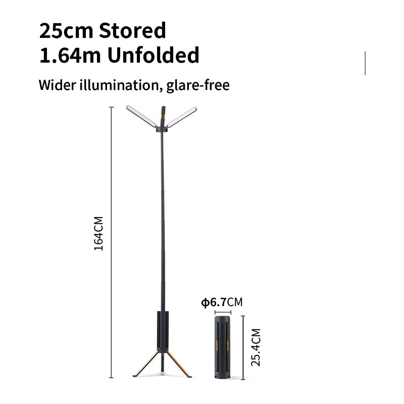 L3 mini: Telescopic Camping Light 15600mAh Rechargeable Lantern, Waterproof Collapsible Outdoor LED Flashlight for Hiking Tent camperig