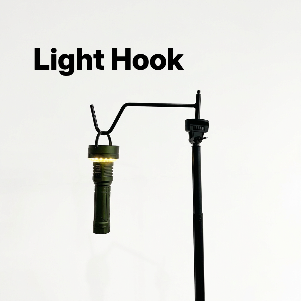 Camping Light Pole T3 – Ultralight Foldable Aluminum Lantern Stand for Camping camperig