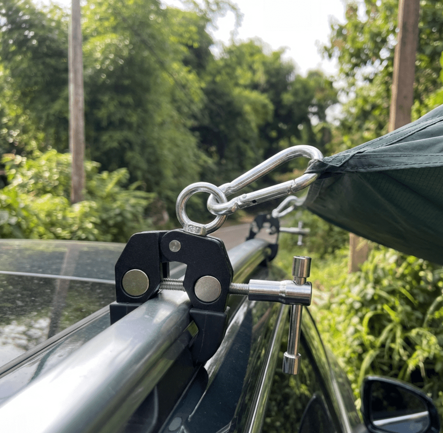 Adjustable Tent Mount Clamp for Roof Rack - camperig
