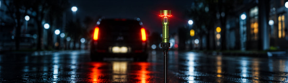 AF3 handheld flashlight outdoors