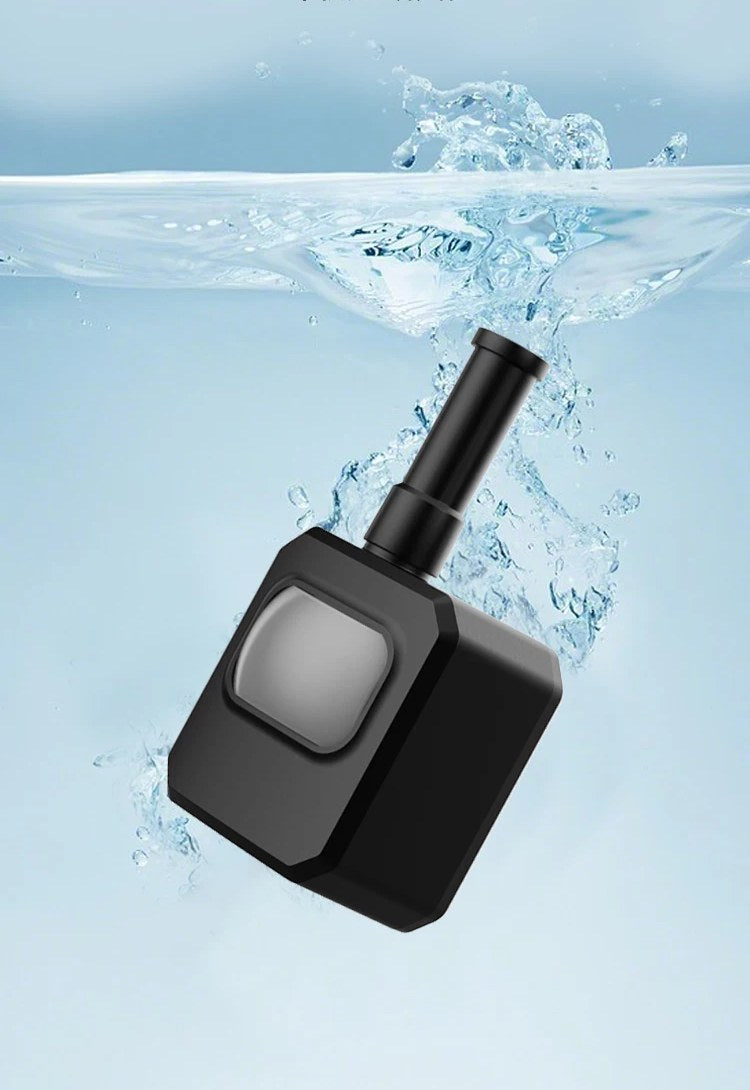 Basecamp sensor splashing into water