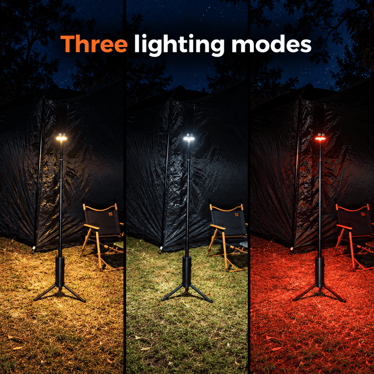 Carry 3 — Telescopic Camping Light - camperig