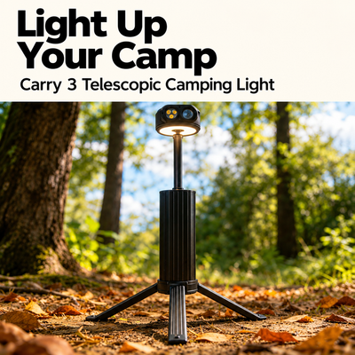 Carry 3 — Telescopic Camping Light - camperig