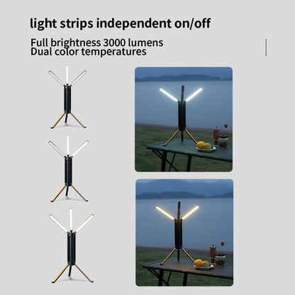 L3 mini: Telescopic Camping Light, 15600mAh Rechargeable Lantern, Waterproof Collapsible Outdoor LED Flashlight for Hiking, Camping or Overlanding - camperig
