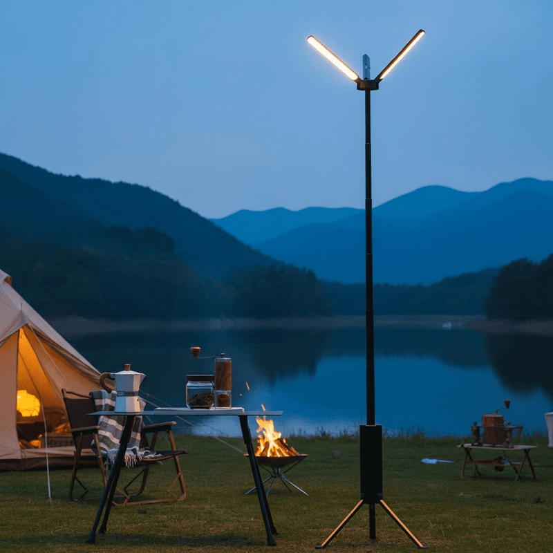 L3 mini: Telescopic Camping Light, 15600mAh Rechargeable Lantern, Waterproof Collapsible Outdoor LED Flashlight for Hiking, Camping or Overlanding - camperig