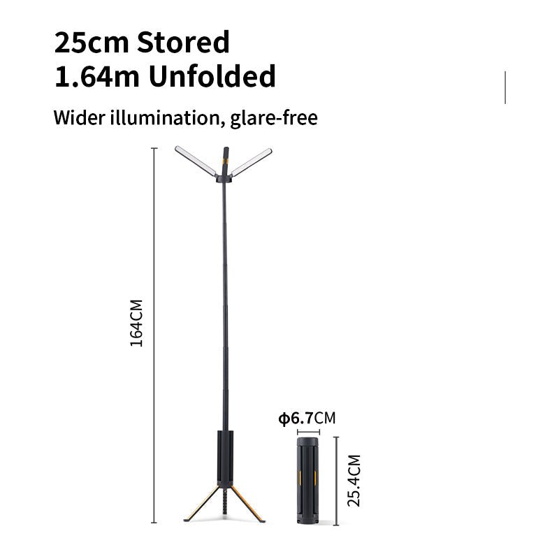 L3 mini: Telescopic Camping Light, 15600mAh Rechargeable Lantern, Waterproof Collapsible Outdoor LED Flashlight for Hiking, Camping or Overlanding - camperig