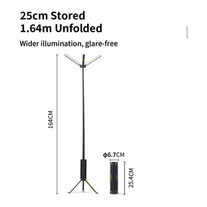 L3 mini: Telescopic Camping Light, 15600mAh Rechargeable Lantern, Waterproof Collapsible Outdoor LED Flashlight for Hiking, Camping or Overlanding - camperig
