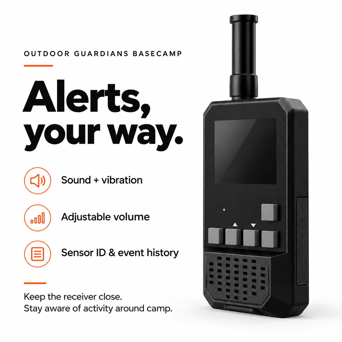 Outdoor Guardians Basecamp — Campsite Alarm Kit - camperig