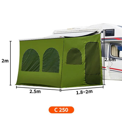 RV awning screen room Motorhomes Privacy Rooms for Thule & Fiamma awning camper van awning room F45S - camperig