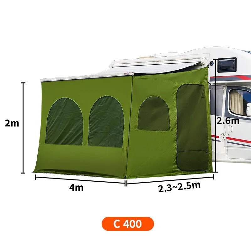 RV awning screen room Motorhomes Privacy Rooms for Thule & Fiamma awning camper van awning room F45S - camperig