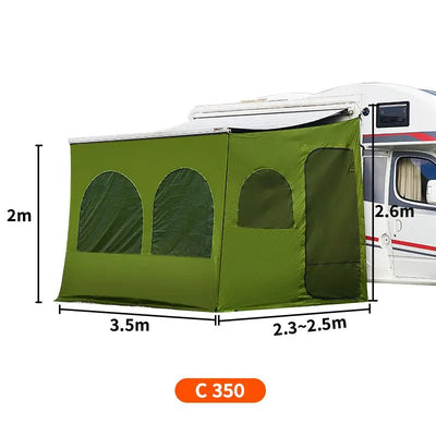 RV awning screen room Motorhomes Privacy Rooms for Thule & Fiamma awning camper van awning room F45S - camperig