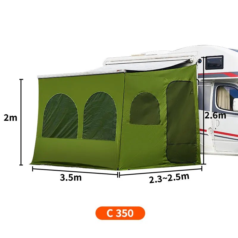 RV awning screen room Motorhomes Privacy Rooms for Thule & Fiamma awning camper van awning room F45S - camperig
