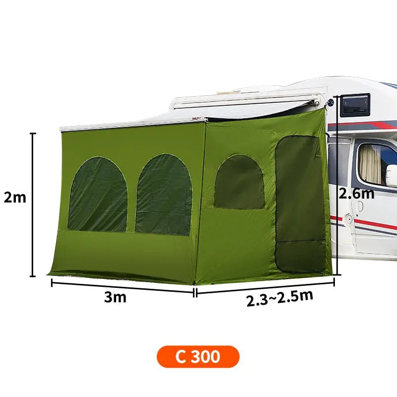 RV awning screen room Motorhomes Privacy Rooms for Thule & Fiamma awning camper van awning room F45S - camperig